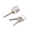 DANIU T-Lock Cutaway Transparent Verrouillage Entraînement Visible Pratique Lock Cadenas Lock Pick avec deux clés