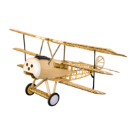 Danse ailes passe-temps S18 Fokker-DR1 1540mm envergure balsa bois RC avion triplan Warbird KIT/KIT + système dalim