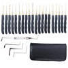 DANU 24pcs une Trousse à Outils du Crochet pour Ouvrir la Serrure