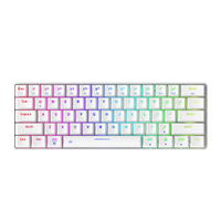 DAREU EK861 Clavier Mécanique Triple Mode Échangeable à Chaud Filaire 2.4GHz Bluetooth 5.1 RGB 61 Touches ABS Keycaps Da
