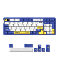 DAREU A98 Clavier mécanique 97 touches Connexion triple mode 100 % remplaçable à chaud RVB LED Rétroéclairé PBT Keycaps