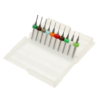 DB-P6 10pcs peu de foret de commande numérique par ordinateur de carte PCB dacier de tungstène dalliage dur po