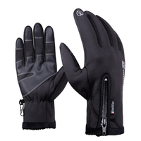 DB03 Écran tactile unisexe à lépreuve du vent imperméable à leau gants de ski pleine main à lhiver avec f