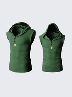 Débardeurs sport à capuche Slim Fit