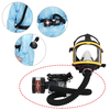 Débit dair fourni par pompe alimentée par pompe à air + filtre en cartouche + chargeur pour masque facial