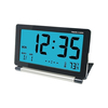 DC-12 réveil de voyage LCD Mini bureau numérique pliant alarme électronique avec rétro-éclairage