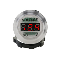 DC 12 V 24 V voiture Batterie voltmètre LED affichage numérique voltmètre testeur modifié moto voiture bateau accessoire