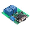 DC 12V 2 canaux RS232 carte de module de relais télécommande USB PC UART COM Ports série pour maison intelligente
