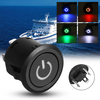 DC 12V 22mm Auto Car LED Autolock Power Button Bouton poussoir en plastique ON / Off Light Switch