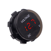 DC 12V-24V Voltmètre Voltmètre Numérique Étanche LED Jauge De Panneau Daffichage Pour Voiture Auto Moto Bateau ATV
