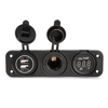 DC 12V Dual Usb Chargeur allume-cigare allume-cigare Adaptateur Outlet Volt Meterr