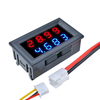 DC 200V 10A 0, 28 pouces Mini voltmètre numérique ampèremètre 4 bits 5 fils tension compteur de courant avec LED double a