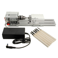 DC 24V 96W Mini tour Perles Vu Machine Set Bois Travail DIY Perles De Polissage De Coupe De Forage