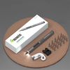 DC 3.7V Tournevis électrique sans fil Charge au lithium-ion LED Tournevis électrique 20X S2 Bits