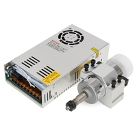 DC 48V 300W moteur de broche à grande vitesse ER11A recueillir avec 52mm pinces pour machine CNC