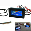 DC 5-25V Thermomètre Température Affichage Numérique Compteur Pour Ordinateur De Voiture Eau Celsius Mesure + 1 M Sonde