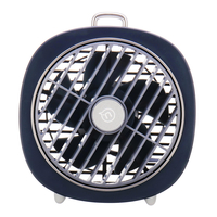 DC 5V 4W Portable USB Ventilateur Refroidisseur Refroidisseur avec Veilleuse pour Bureau Voyage Bureau
