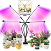 DC 5V 9W 18W 27W 36W 80 LED élèvent la lumière avec le clip de bureau de la minuterie PhytoLamps à spectre complet pour