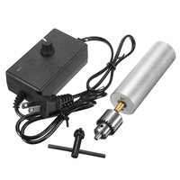 DC 6V-24V Mini Perceuse À Main Électrique 385 DC Moteur avec JT0 Chuck Réglable Vitesse Outil De BRICOLAGE