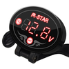 DC 9V-24V LED panneau daffichage compteur de tension numérique LED jauge de moteur intelligent pour voiture moto