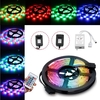 DC12V 24W 2A 5M Étanche SMD3528 RGB LED Bande de Lumière US EU Adaptateur Secteur + 24 Touches Télécommande