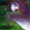 DC12V 3.6W Coloré Rotatif Boule De Cristal LED Projection De Noël Étape Lumière Pour Extérieur
