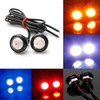 DC12V 3W COB LED Voiture Eagle Yeux Feux de Jour Feux de Sauvegarde Ampoule