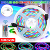 DC12V 3X5M / 10M LED bande lumineuse non étanche 3528 RGB bande lampe pour chambre TV Party Bar + télécommande