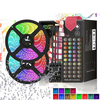 DC12V 5M 10M 5050 RGB LED Kit de lumière de bande Lampe décorative pour la maison étanche + adaptateur secteur + télécom