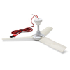 DC12V 5W DC12V 5W Plastique 3 feuilles Pinceau Moteur Convertisseur Mini Ventilateur de plafond