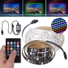 DC12V Étanche 1M SMD 5050 RGB Musique Contrôle vocal 30LED Barre de lumière bande rétro-éclairage pour TV