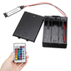 DC4.5V Mini RF Contrôleur Batterie Boîte avec 24 Touches Télécommande pour RGB LED Bande