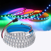 DC5V 1M 144LED WS2812B 5050SMD lumière intégrée de bande dIP IP20 RVB LED pour la barre dintérieur dhôtel