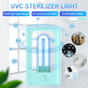 DC5V 253.6NM UV lampe germicide UVC lumière de stérilisateur USB éclairage de désinfection par Induction pour les vêteme