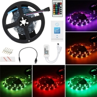 DC5V 3M RGBW Flexible LED Bande Lumière Décorative Maison DIY Couloir Escalier Lampe + Contrôleur WiFi + Télécommande