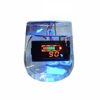 DC6-120V Compteur multifonctionnel étanche à lélectricité / tension / température trois-en-un pour véhicule de tabl