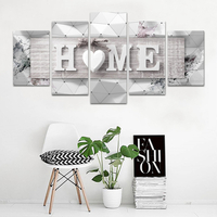 Décor à la maison Impression sur toile Peintures Mur Art Abstrait Arbre Fleur sans cadre