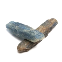 Décoration de bijoux à bricoler soi-même en pierre de guérison à quartz en cristal brut bleu kyanite