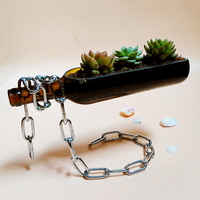 Décoration de bureau décologie de paysage micro de bouteille de suspension de métier créatif avec la chaîne