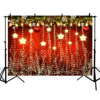 Décoration de fond de fête de Noël Décoration de Noël Thème Bar Prom Photographie Toile de fond