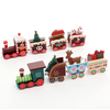 Décoration de Noël en bois dornement de train de Noël pour le cadeau de père Noël à la maison