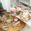 Décoration de Noël panier de bonbons ornements de bureau enfants panier de bonbons décoration boîte de bonbons