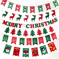 Décoration de fête de Noël Multi-style Hanging drapeaux Ornement Jouets Pour Enfants Enfants Cadeau