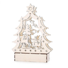 Décoration de Noël Party LED lampe rougeoyante arbre en bois ornement jouets pour enfants enfants cadeau