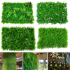 Décorations de haie de mur de tapis de plante artificielle Herbe de panneau de clôture de confidentialité