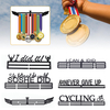 Décorations de support daffichage de cintre de support de médaille dacier inoxydable pour le sportif