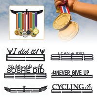 Décorations de support daffichage de cintre de support de médaille dacier inoxydable pour le sportif