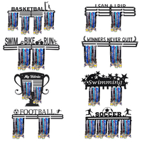 Décorations de support daffichage de cintre de support de médaille en acier en métal idéales pour le sport de jeu d