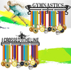 Décorations de support de support de cintre de médaille personnalisées en acrylique de 400 mm idéales pour le sport de j