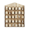 Décorations en bois à suspendre Calendrier de lAvent de Noël Maison Elk Fit 25 chocolats Stand Decor Cadeaux